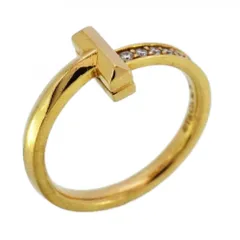 ティファニー(Tiffany) ティファニー リング Tワン 18KYG イエローゴールド ダイヤモンド 9.5号レディース