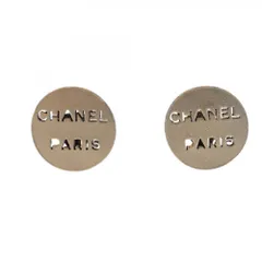 シャネル(Chanel) シャネル イヤリング シャネル  サークル メタル シルバーレディース