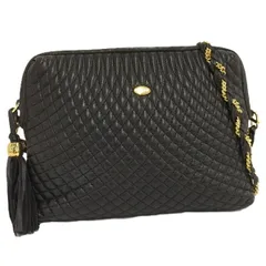 BALLY ショルダーバッグ キルティング レザー ダークブラウン