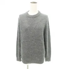 ナノユニバース nano universe 美品 Yarn by COFIL ウール混 ニット Mサイズ グレー ■GY99