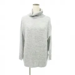 サマンサモスモス SM2 美品 ウール混 ニット セーター F グレー ■GY99