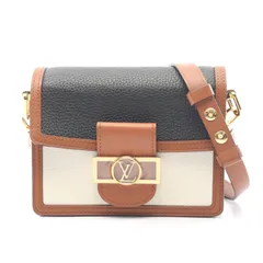ルイ・ヴィトン LOUIS VUITTON ショルダーバッグ ドーフィーヌ MINI M55073 ノワール/ブロン レザー ドーフィーヌMINI レディース Used A