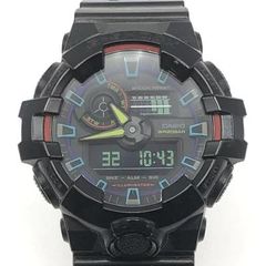 美品】G-SHOCK GA-700RGB-1AJF ブラック 虹色 - メルカリ