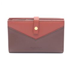 BOTTEGA VENETA 三つ折り財布 バーガンディ/レッド - メルカリ