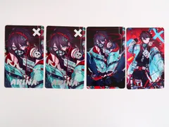 4枚セット にじさんじ 三枝明那 Stun Mode Type：Fuwa＆Saegusa ランダムフォト風カード