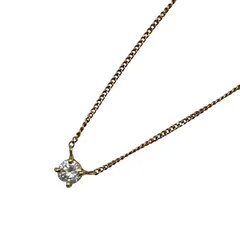 1Pダイヤネックレス ゴールド K18 ジュエリー