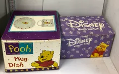 くまのプーさん マグカップ＆プレート・保存容器(キャニスター 2個) 2点 セット ディズニー 陶器 皿 食器