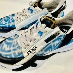 【中古美品】FENDI FLOW フェンディスニーカー レディース 24.0～24.5㎝スリッポンジップ