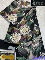 袋帯 鶏 鳥 唐花 金糸 正絹 六通 SA149 - メルカリ