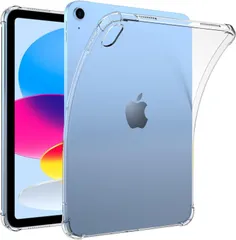 iPad 11世代 ケース (2025モデル，A16 ，11インチ) / iPad 10世代 ケース (2022モデル，10.9インチ)  クリア 耐衝撃 TPU