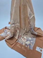 【新品】NINA RICCI レディーススカーフ シルク100%