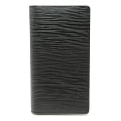 美品 LOUIS VUITTON ルイヴィトン 手帳カバー R20522 エピ アジェンダ ポッシュ 2008年 スペイン製 二つ折り ブラック 黒   61004806