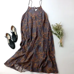 2nd NOLLEY'S ノーリーズ ボタニカルPrint キャミワンピース(47E＋4986)26N☆