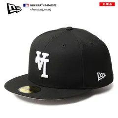 ニューエラ NEW ERA キャップ ドジャース LA ロゴ 逆さロゴ 希少 限定モデル メンズ レディース 春夏秋冬用 黒 大きいサイズ MLB Dodgers 59Fifty 帽子 cap 深め シンプル大谷  MLBキャップ b系  14745372