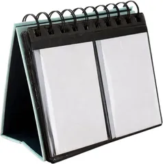 ideastore チェキ用 アルバム スタンド ファイル 保管 収納 68枚収納可能 (スカイブルー)