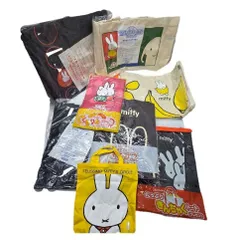 2 S02357 miffy ミッフィー トートバッグ ハンド 8セット フジパン タテヨコトート きんちゃくトート 鞄 未使用