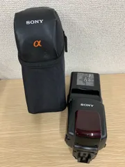 ÷2【動作未確認】SONY ソニー HVL-F58AM ストロボ フラッシュ 専用ケース付き【カメラ】【1.5】