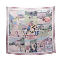 エルメス HERMES スカーフ カレ90 Double Face Wow シルク カレ90 レディース 未使用