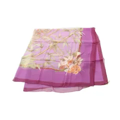 エルメス HERMES スカーフ ショールカレ140 モスリン SERENITE シルク モスリン レディース Used A