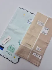 【新品】FURLA レディースハンカチ & タオルハンカチ セット