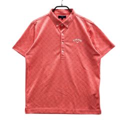 未使用級 GREYSON グレイソン GOLF ゴルフ ポロシャツ 幾何学模様