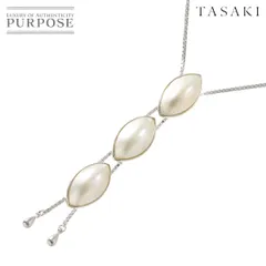 タサキ TASAKI マベ真珠 ネックレス 65cm SV シルバー 925 田崎真珠 パール Mabe Pearl Necklace 90307949