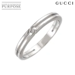 美品 GUCCI グッチ シルバー925ノットインフィニティワイドリング 23号