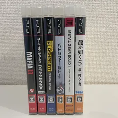 PS3ソフト まとめ売り 6本 【説明書付き・被り無し】K11768