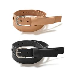 新品 エトレトウキョウ ブラスリングバックルセンターステッチベルト