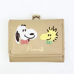 スヌーピー 3つ折り財布 (ブラウン) SNOOPY