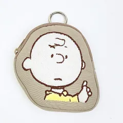 スヌーピー チャーリーブラウン ダイカット刺繍パスポーチ SNOOPY