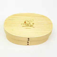 スヌーピー 木製曲げわっぱ ランチボックス (オスワリ) SNOOPY