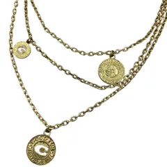 ☆COACH コーチ アクセサリー レディース ネックレス シグネチャー コイン レイヤード ネックレス CL294