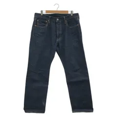 【中古】LEVI'S 501 デニムパンツ 別注 W34 濃紺 ビッグE セルビッジ 0047H-0001 リーバイス[91]