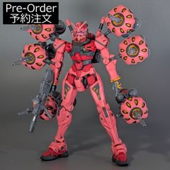 2機セット　HG 赤いガンダム(ビット6基)白いガンダム全塗装 完成品 2機セット HG 赤いガンダム(ビット6基)白いガンダム全塗装 完成品