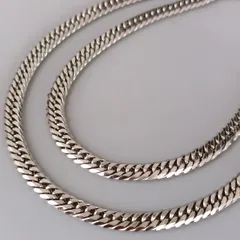 Pt850 プラチナ 男女兼用 6面ダブル 喜平ネックレス 50.73ｇ 60.5㎝ Z155