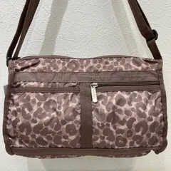 9984　LeSportsac　レスポートサック　ショルダーバッグ　レオパード　アニマル柄　ヒョウ柄　レディース　軽量　カジュアル　シンプル　ピンクブラウン　ピンクベージュ