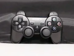 T【HY】【動作品】SONY PS3 純正 ワイヤレスコントローラー SIXAXIS CECHZC1J ブラック 軽量モデル 振動機能なし 初期型 プレイステーション3 純正パッド Bluetooth接続 動作品[ゆうパケット発送、送料無料]HY003