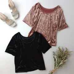 ETHR OF イーサオブ 2枚セット ベロアトップス (47E＋5009)26H