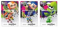 amiibo スプラトゥーン 全3種セット ガール ボーイ イカ