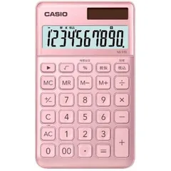 【新品未使用】【未開梱】カシオ　CASIO スタイリッシュ電卓(10桁) NS-S10-PK-N ライトピンクのサムネイル