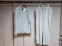 ナイキ グレー 起毛 トレーニングウェア セット XL サイズ