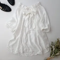N. NATURAL BEAUTY BASIC エヌ ナチュラルビューティーベーシック シルキーローン リボンタイ半袖ブラウス/26Nのサムネイル