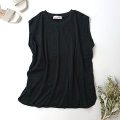 ◯Spick & Span スピックアンドスパン ファインコットンノースリーブ プルオーバー (84Y＋0407)26N