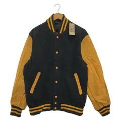 【中古】ブランド不明 スタジャン サイズ表記なし(M～L相当) 黒/黄[91]