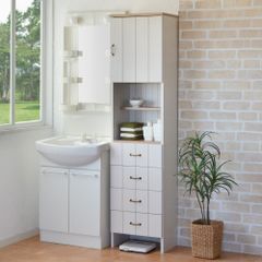 引き取り可6,888円＊NITORIフレンチカントリー 木製キャビネット完成品