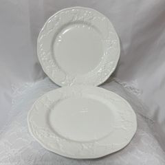 マイセン ホワイトレリーフ 25.5cmプレート 高級白磁 大皿 - メルカリ