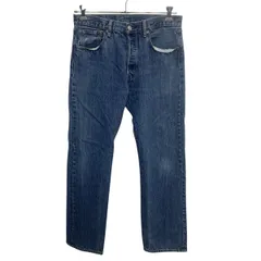 Levi's 501デニムパンツ W33 インディゴブルー リーバイス ボタンフライ アメカジ デニム ジーンズ 2602-326