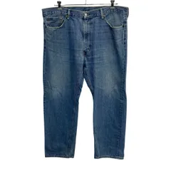 メキシコ製 Levi's 505 デニムパンツ W42 ブルー リーバイス ジップアップ オーバーサイズ アメカジ デニム ジーンズ 2602-338