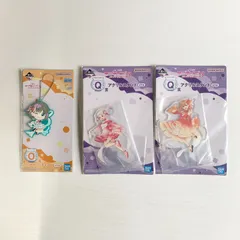 一番くじ ラブライブ！スーパースター!! 3 Q賞 アクリルスタンド 嵐千砂都 澁谷かのん O賞クリアラバーチャーム セット